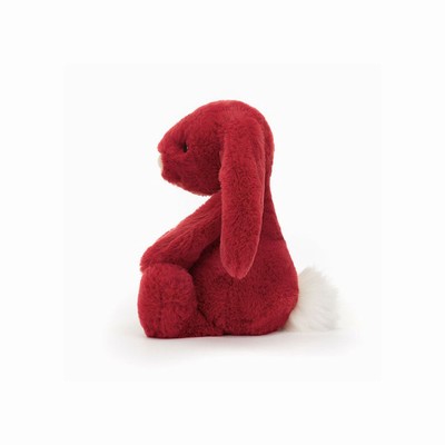 Jellycat Bashful Luxe Scarlett Bunnies Australia | 795140ETH